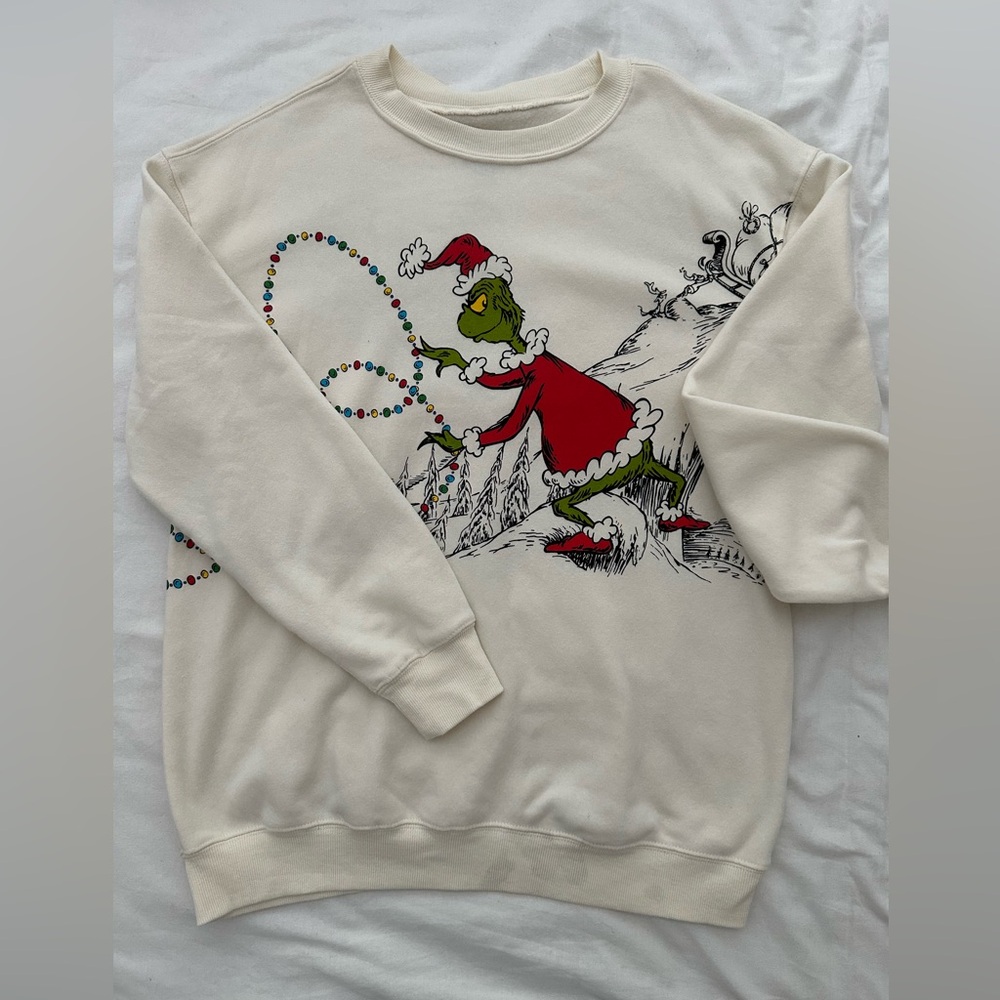 Grinch Christmas crew neck sweater